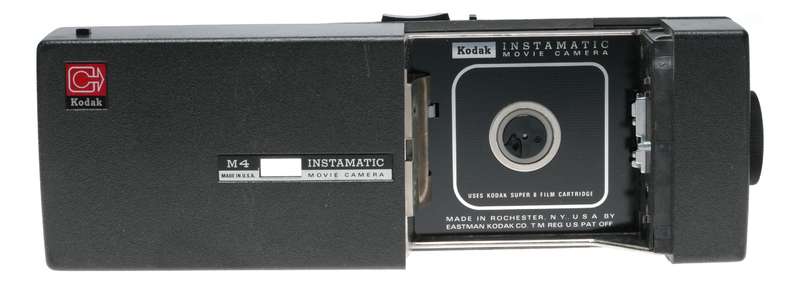 Kodak M4 Instamatic Movie Camera Super 8 Ektanar 1.8/13mm