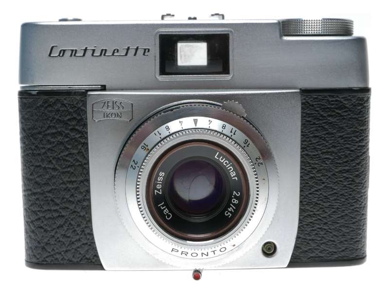 Zeiss Ikon Continette 35mm Film Viewfinder Camera Lucinar 2.8/45