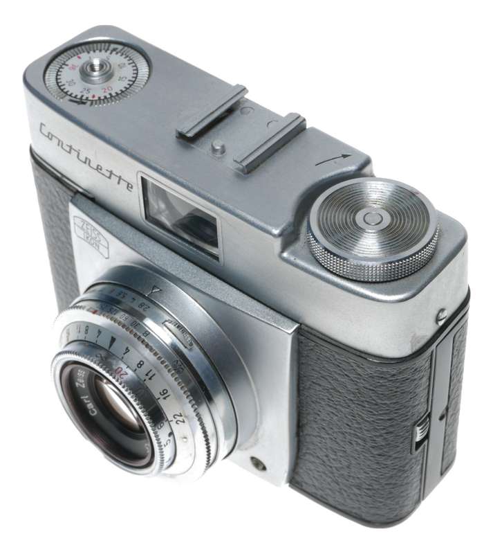 Zeiss Ikon Continette 35mm Film Viewfinder Camera Lucinar 2.8/45