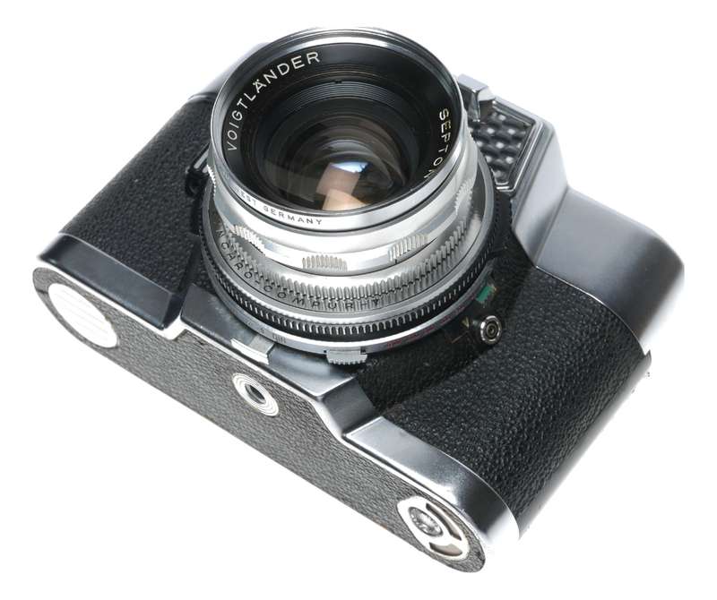 Voigtlander Ultramatic 35mm Film SLR Camera Septon 1:2/50