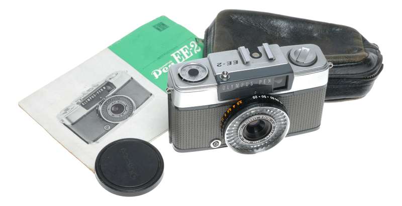 Olympus Pen EE-2 35mm Film Half Frame Camera 1:3.5 f=28mm Instructions