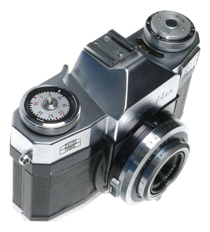 Zeiss Ikon Contaflex Prima 35mm Film SLR Camera Pantar 2.8/45