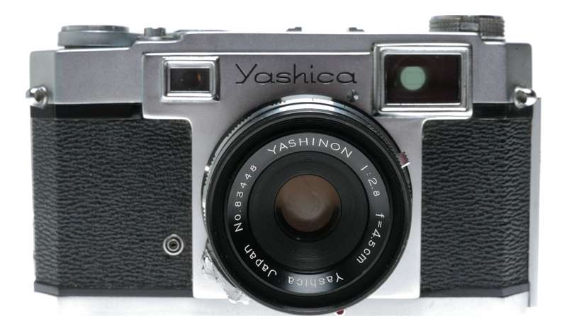 Yashica 35 Rangefinder Film Camera Yashinon 1:2.8 f=4.5cm