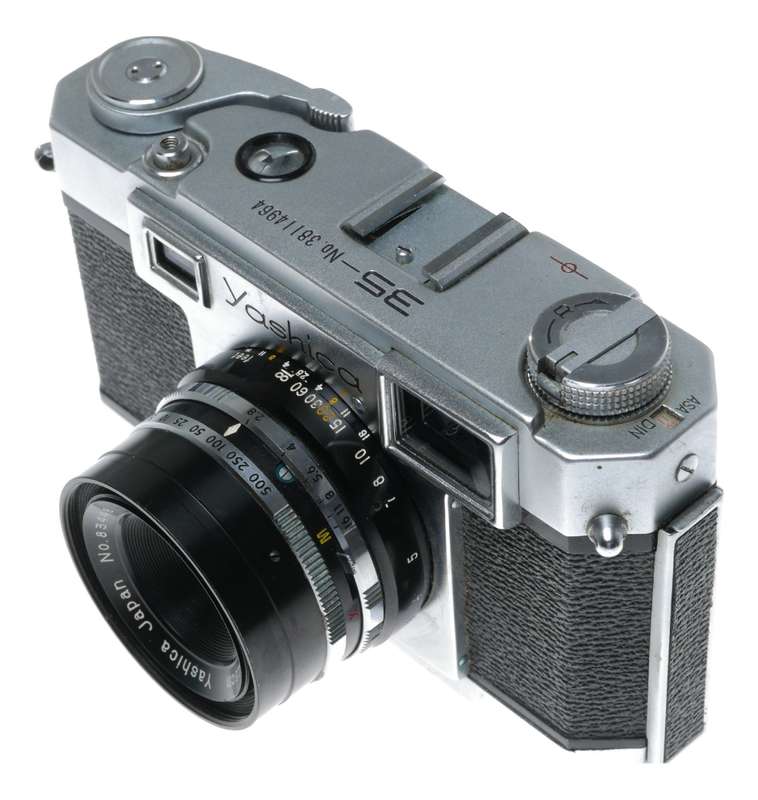 Yashica 35 Rangefinder Film Camera Yashinon 1:2.8 f=4.5cm