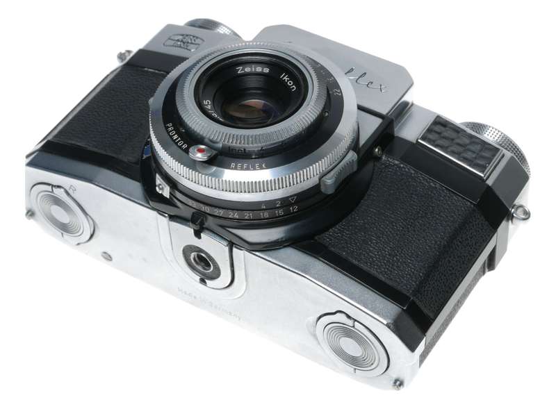 Zeiss Ikon Contaflex Prima 35mm Film SLR Camera Pantar 2.8/45