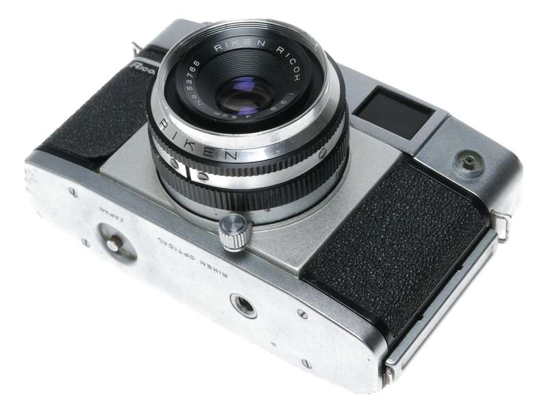 Ricoh 300 35mm Film Rangefinder Camera Riken 2.8/4.5cm