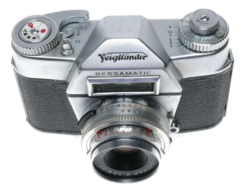 Voigtlander Bessamatic 35mm Film SLR Camera Color-Skopar X 1:2.8/50