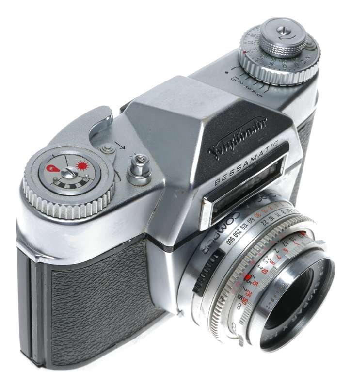 Voigtlander Bessamatic 35mm Film SLR Camera Color-Skopar X 1:2.8/50