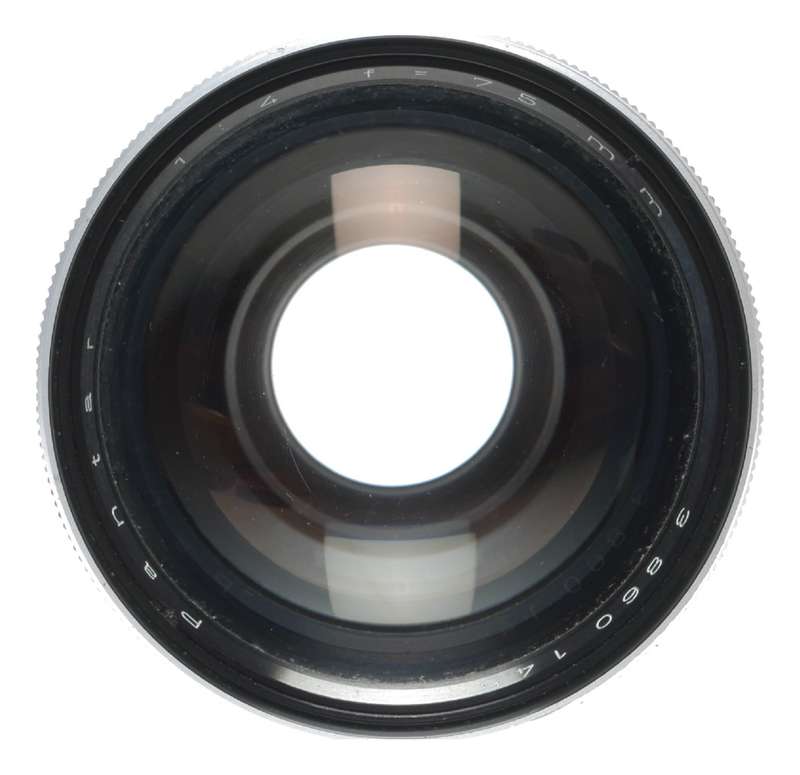 Carl Zeiss Camera Lens Tele Pantar 1:4 f=75mm Contina Contaflex