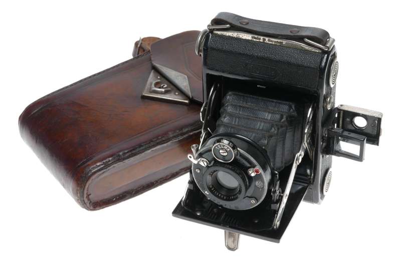 Zeiss Ikonta 520 Ikomat A 4.5x6cm Folding Camera Novar 1:6.3 F=7.5cm