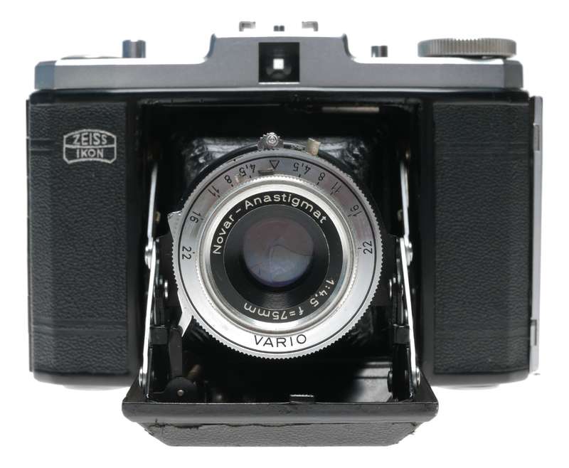 Zeiss Ikon Nettar II 517/16 6x6 Film Camera Novar 1:4.5 f=75mm