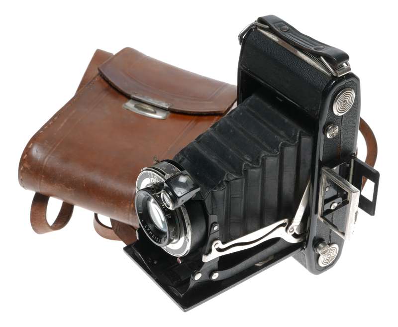 Zeiss Ikon 515/2 Pre-war 6x9 Folding Camera Telma Nettar 1:4.5 f=11cm