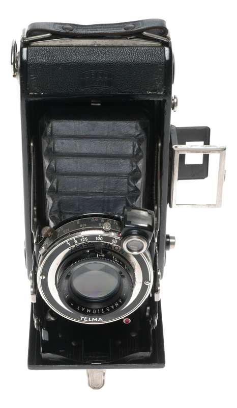 Zeiss Ikon 515/2 Pre-war 6x9 Folding Camera Telma Nettar 1:4.5 f=11cm