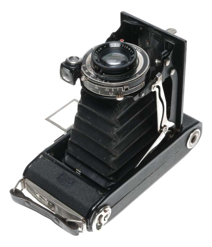 Zeiss Ikon 515/2 Pre-war 6x9 Folding Camera Telma Nettar 1:4.5 f=11cm