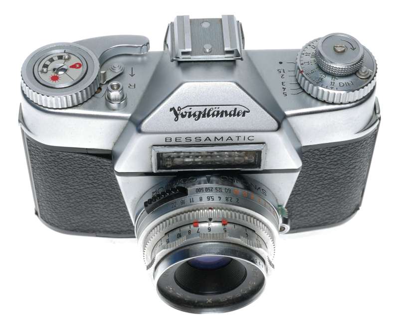 Voigtlander Bessamatic SLR 35mm Film Camera Color-Skopar X 2.8/50