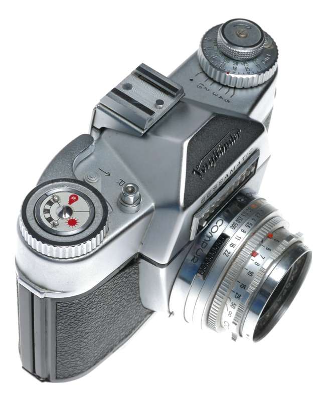 Voigtlander Bessamatic SLR 35mm Film Camera Color-Skopar X 2.8/50
