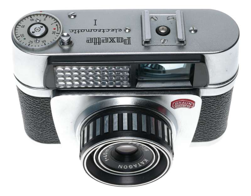 Braun Paxette Electromatic I 35mm Film Camera Katagon f=40mm
