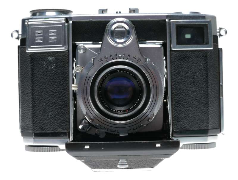 Zeiss Ikon 533/24 Contessa 35 Folding Camera Opton Tessar 1:2.8 45mm