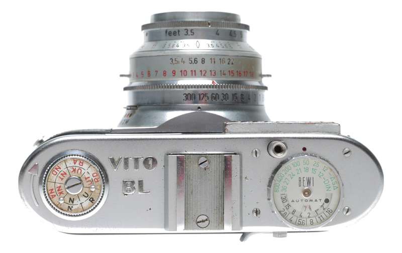 Voigtlander Vito BL Early Model 35mm Film Camera Color-Skopar 2.8/50