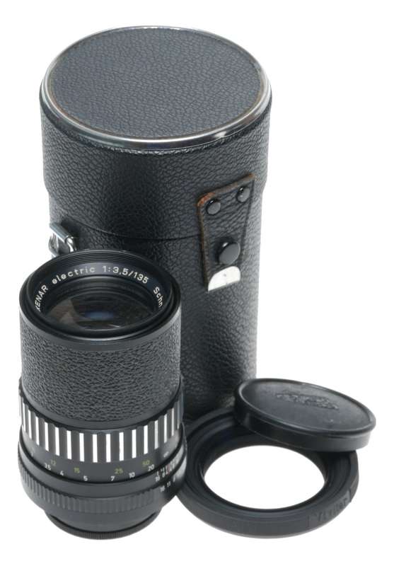 Schneider Tele-Xenar Electric 3.5/135mm Camera Lens Edixa Prismat LTL