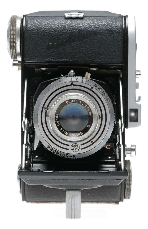 Balda Baldini 35mm Film Folding Camera Baltar 1:2.9 f=5cm