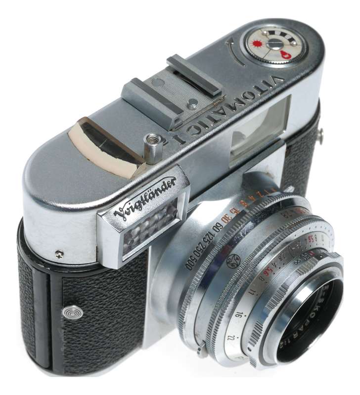 Voigtlander Vitomatic Ia 35mm Film Camera Color-Skopar 2.8/50