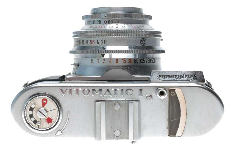 Voigtlander Vitomatic Ia 35mm Film Camera Color-Skopar 2.8/50