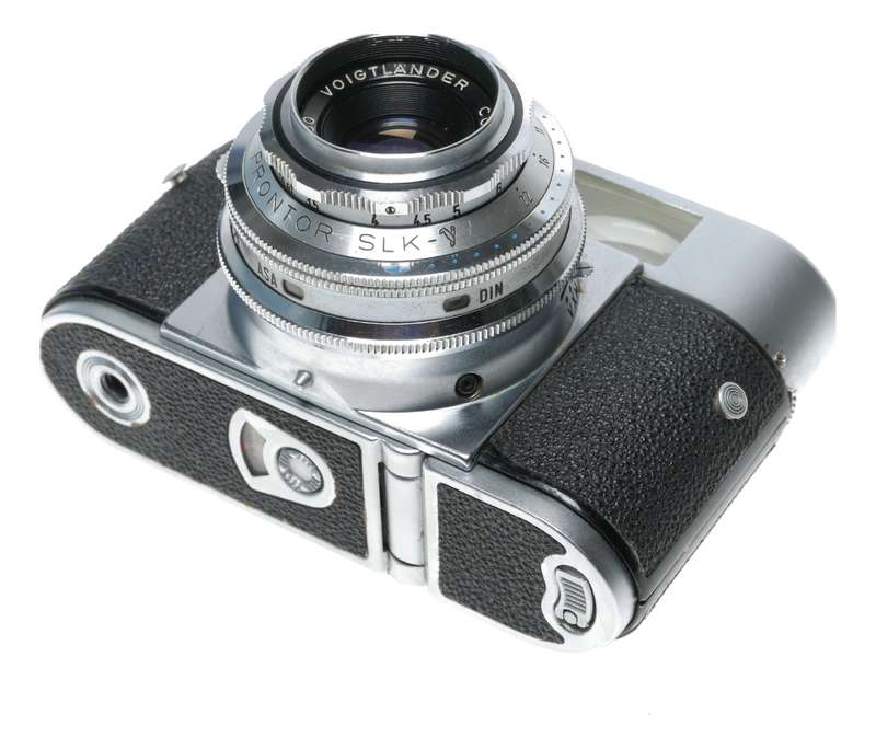 Voigtlander Vitomatic Ia 35mm Film Camera Color-Skopar 2.8/50