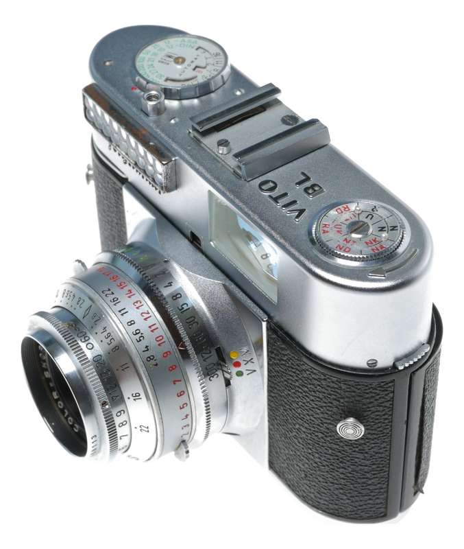 Voigtlander Vito BL 35mm Film Camera Color-Skopar 2.8/50 Early Model
