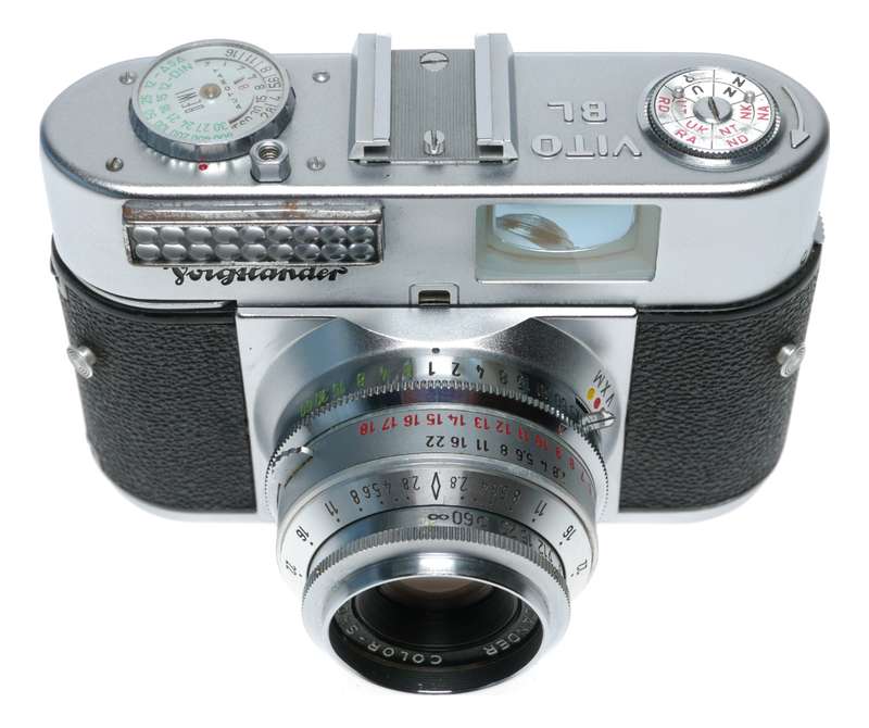 Voigtlander Vito BL 35mm Film Camera Color-Skopar 2.8/50 Early Model