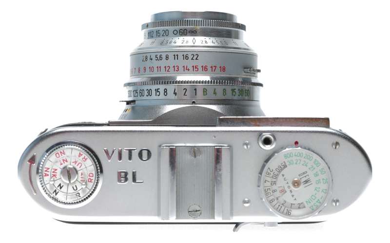 Voigtlander Vito BL 35mm Film Camera Color-Skopar 2.8/50 Early Model