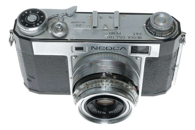 Neoca 2S 35mm Rangefinder Film Camera Neokor 1:3.5 f=45mm