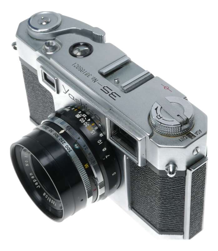 Yashica 35 Rangefinder Film Camera Yashinon 1:2.8 f=4.5cm Rare