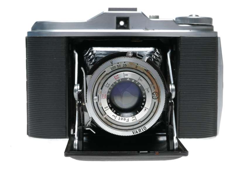 Agfa Isolette V 120 Film Folding 6x6 Camera Agnar 1:4.5 f=85mm