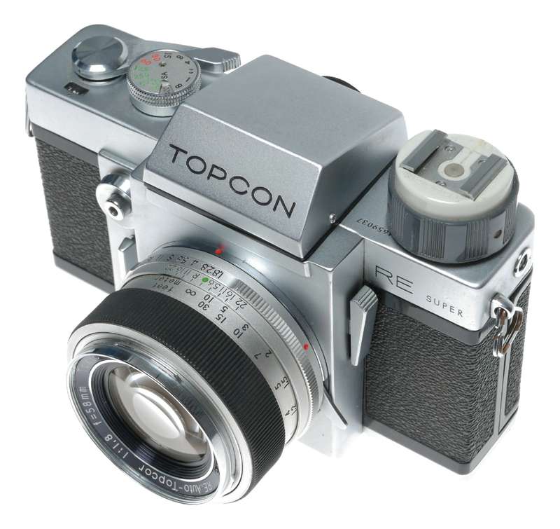 Topcon RE Super 35mm SLR Film Camera Auto-Topcor 1:1.8 f=58mm
