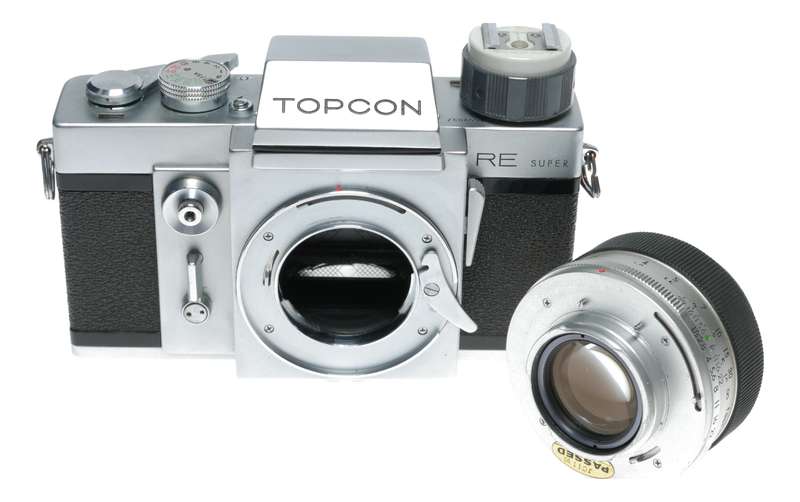 Topcon RE Super 35mm SLR Film Camera Auto-Topcor 1:1.8 f=58mm
