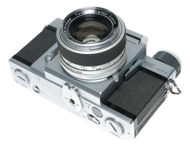 Topcon RE Super 35mm SLR Film Camera Auto-Topcor 1:1.8 f=58mm