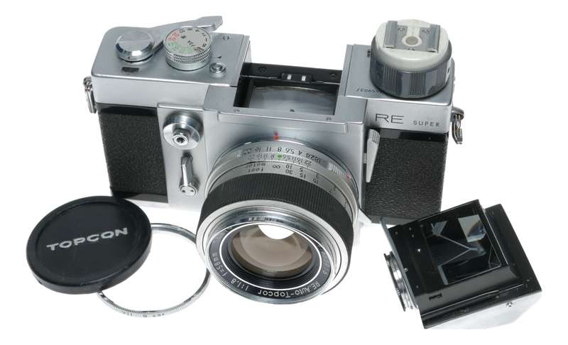 Topcon RE Super 35mm SLR Film Camera Auto-Topcor 1:1.8 f=58mm