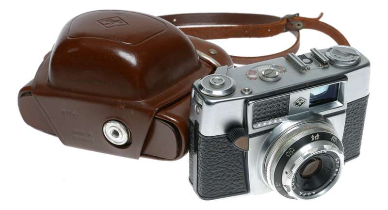 Agfa Optima 1a 35mm Film Viewfinder Camera Color-Agnar 1:2.8/45