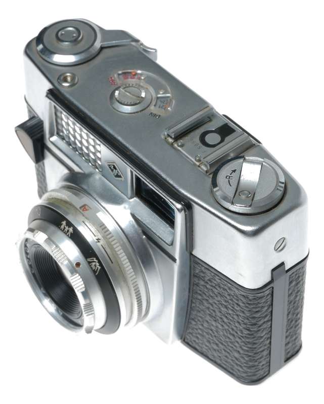 Agfa Optima 1a 35mm Film Viewfinder Camera Color-Agnar 1:2.8/45