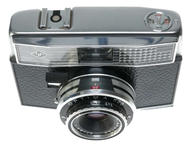 Agfa Optima 500 35mm Film Camera Color-Apotar 1:2.8/45 Early Model