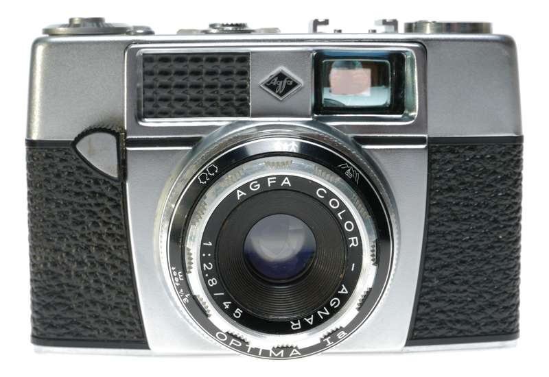 Agfa Optima 1a 35mm Film Camera Color-Agnar 1:2.8/45