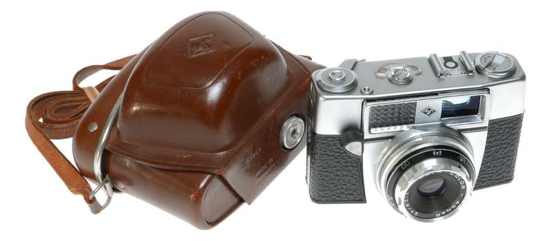 Agfa Optima 1a 35mm Film Camera Color-Agnar 1:2.8/45