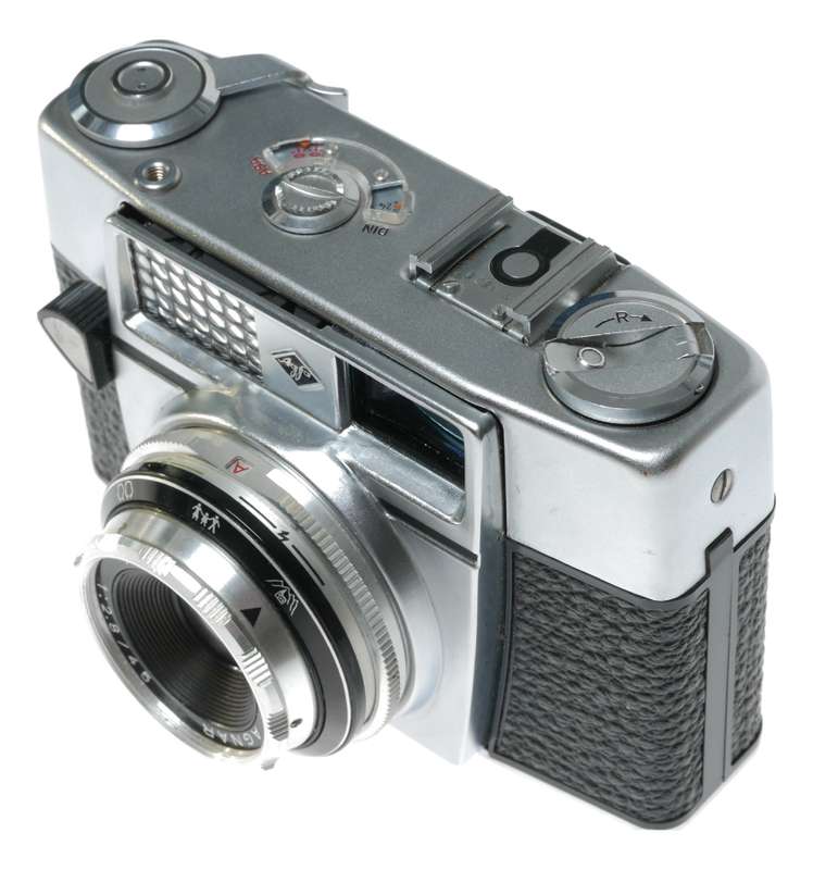 Agfa Optima 1a 35mm Film Camera Color-Agnar 1:2.8/45