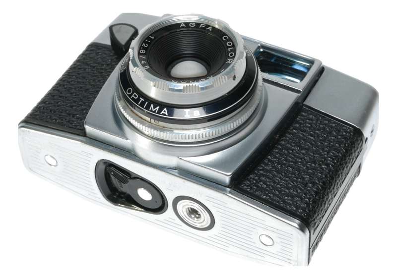 Agfa Optima 1a 35mm Film Camera Color-Agnar 1:2.8/45