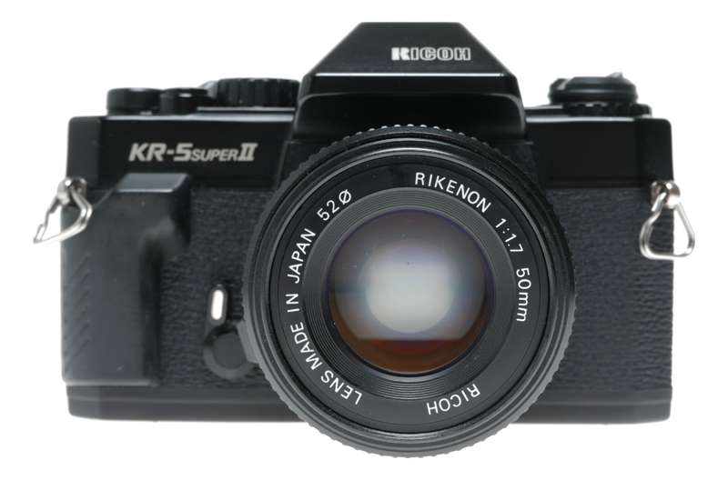 Ricoh KR-5 Super II 35mm Film SLR Camera Rikenon 1.7/50