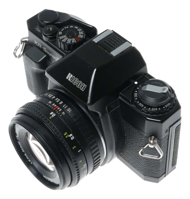 Ricoh KR-5 Super II 35mm Film SLR Camera Rikenon 1.7/50