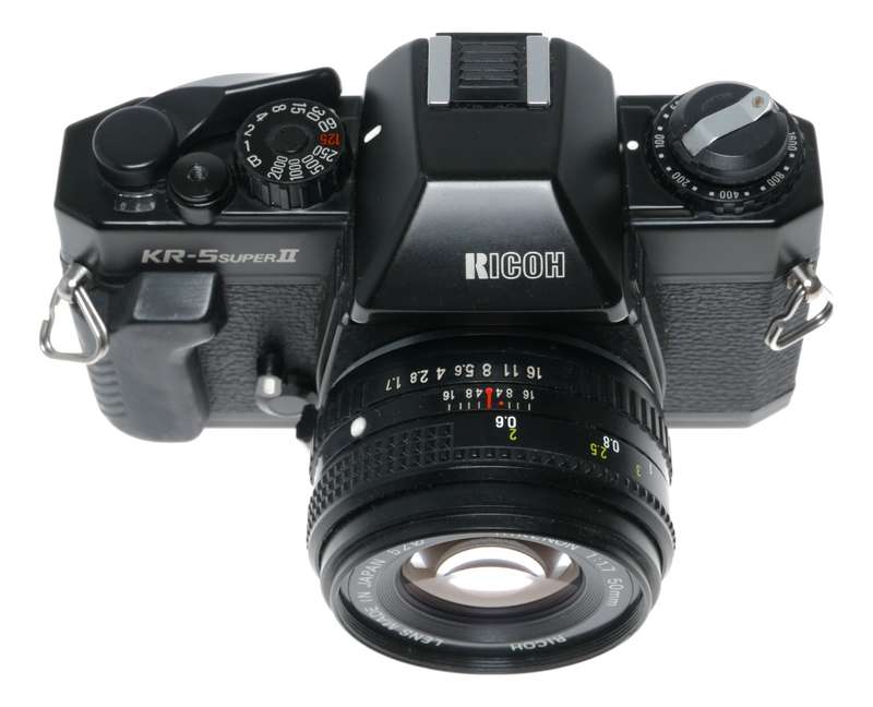 Ricoh KR-5 Super II 35mm Film SLR Camera Rikenon 1.7/50
