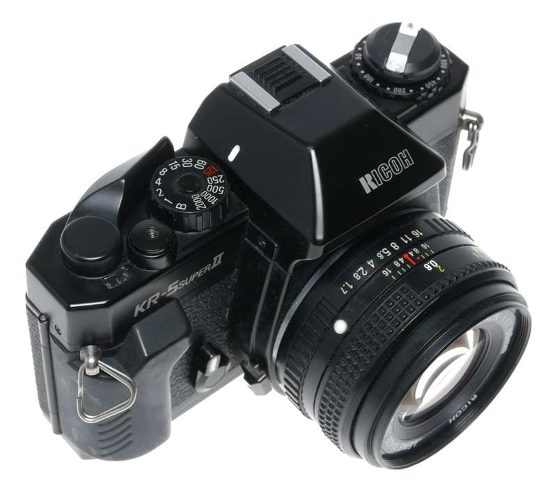 Ricoh KR-5 Super II 35mm Film SLR Camera Rikenon 1.7/50