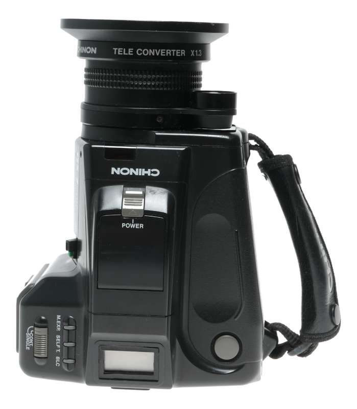 Chinon GS-7 Reflex Zoom Genesis 35mm Film Camera X1.3 Teleconverter